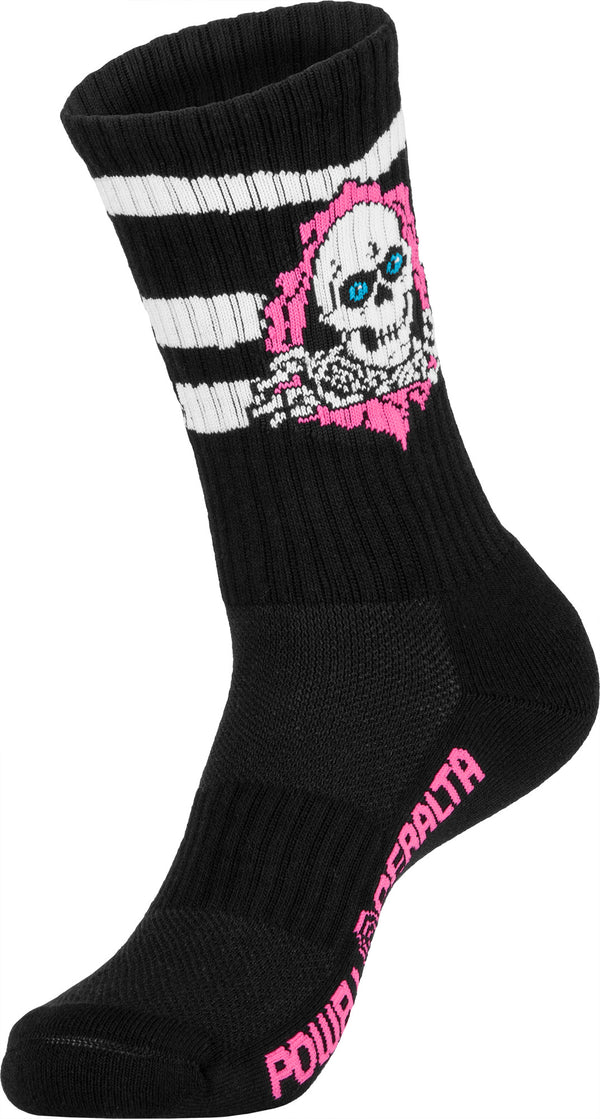 Ripper Cotton Socks Stripes Black/Pink