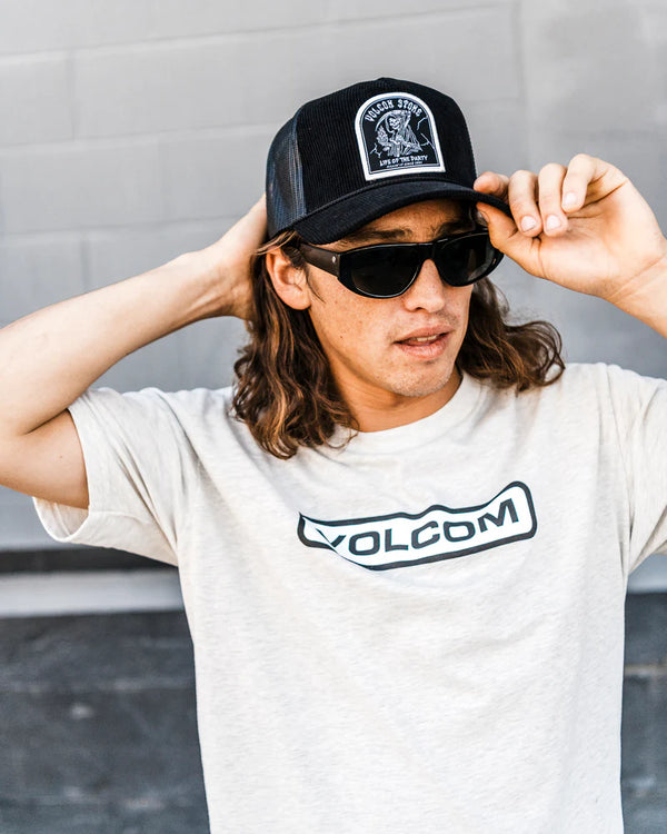 Men's Shred Supply Trucker Hat - Black