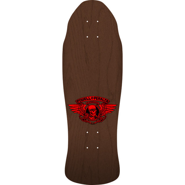 Powell Peralta Steve Caballero Street Reissue Skateboard Deck Red/Brown - 9.625 x 29.75