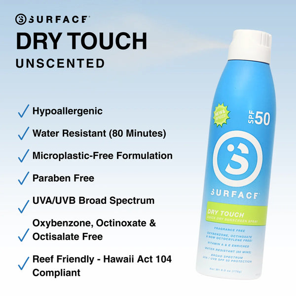 SPF50 Dry Touch Continuous Spray 6oz.