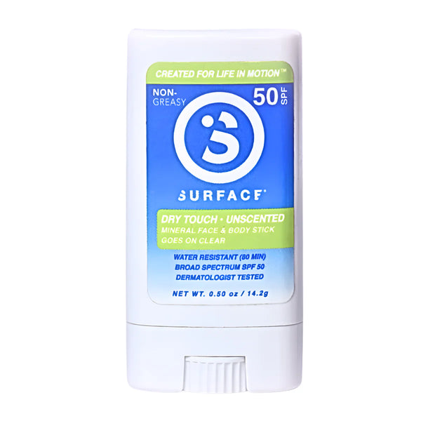 Surface Dry Touch SPF 50 Mineral Face Stick - Unscented .5oz.