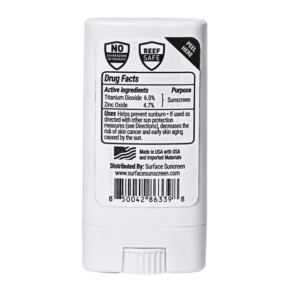 Surface SPF 60 Mineral Face Stick (TINTED) .5 oz.