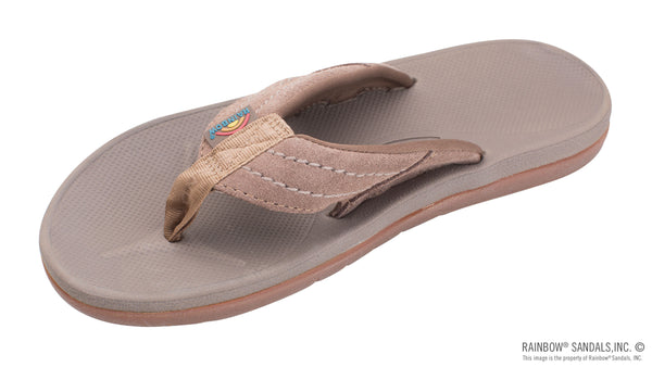 East Cape - Molded Rubber with Natural Suede Strap - Brown