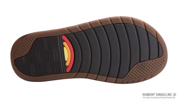 East Cape - Molded Rubber with Natural Suede Strap - Dark Brown