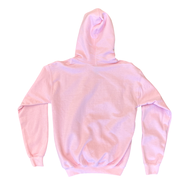 YOUTH RIPPER HOODIE - LIGHT PINK