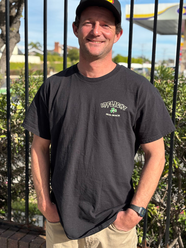 St. Patty's Oval Tee - Black