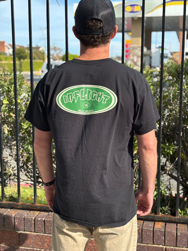 St. Patty's Oval Tee - Black