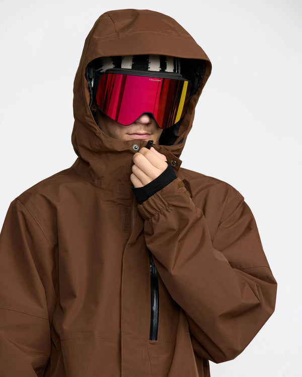 Men's L Gore-Tex Jacket - Brown