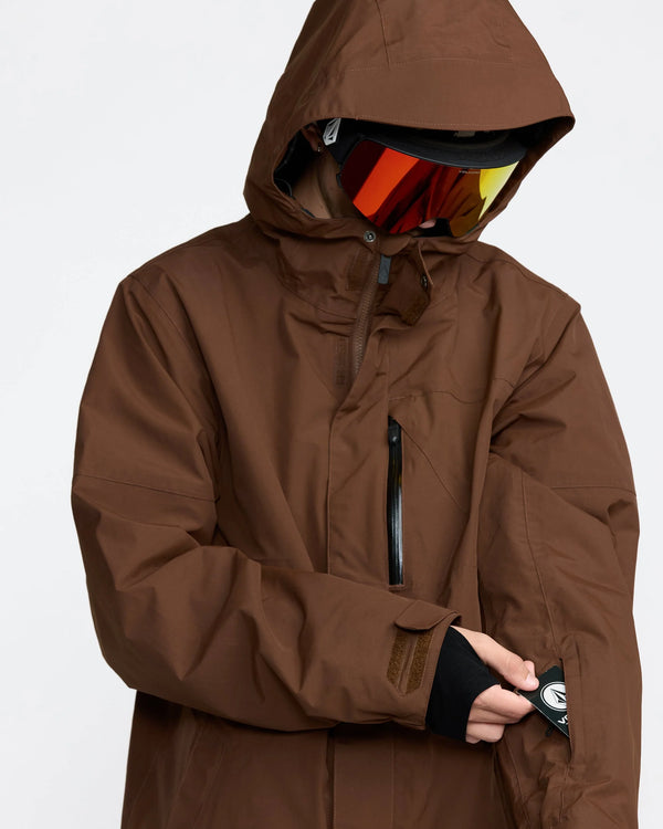 Men's L Gore-Tex Jacket - Brown