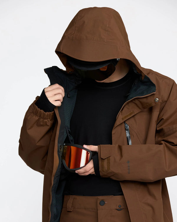 Men's L Gore-Tex Jacket - Brown