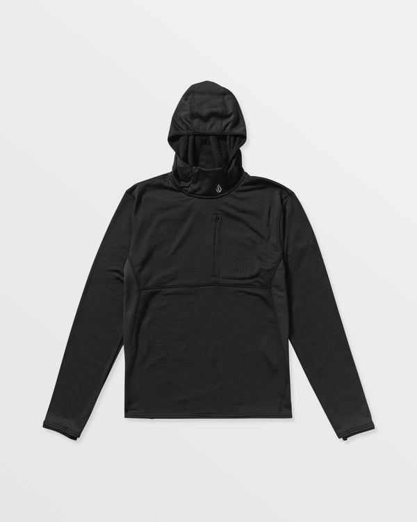 Men's Gridlock Hooded Fleece Pullover - Black