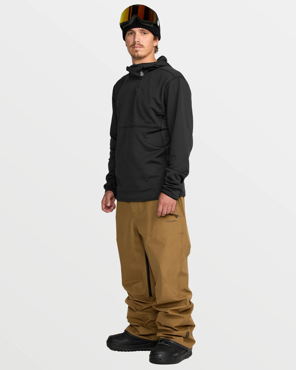 Men's Gridlock Hooded Fleece Pullover - Black