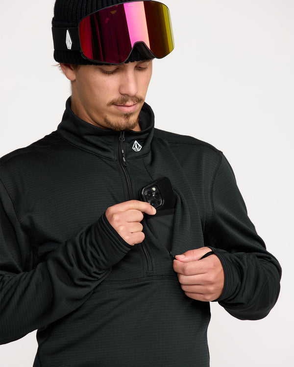 Men's Gridlock Mockneck