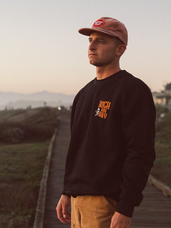 High and Dry Crewneck - Black