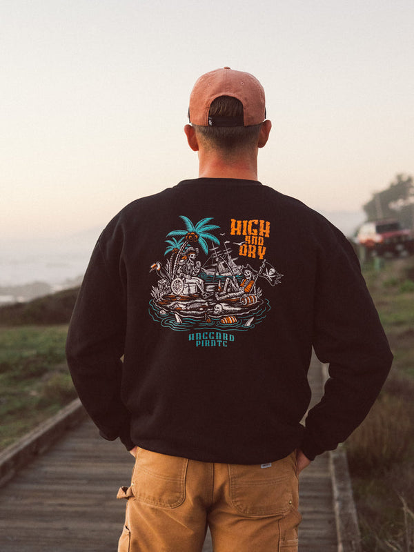 High and Dry Crewneck - Black