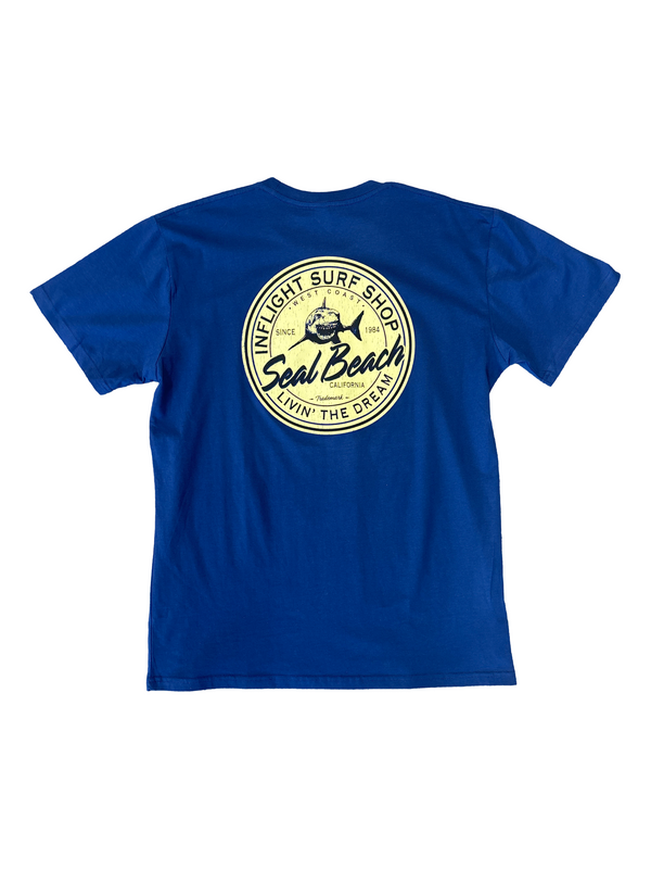 SHARKY TEE - COBALT