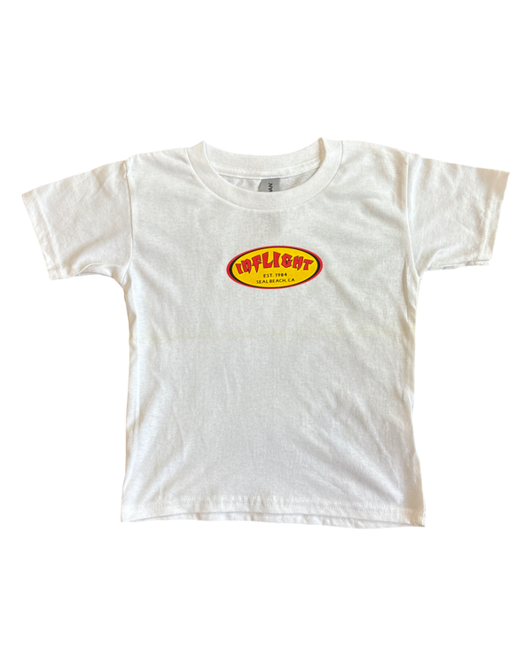 Toddler Classic Oval Tee - White