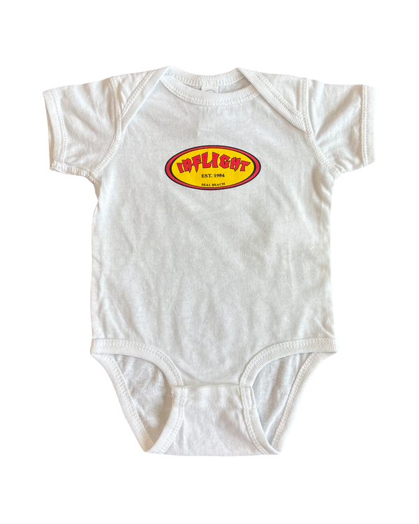 Classic Oval Onesie - White