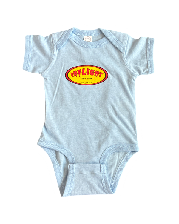 Classic Oval Onesie - Light Blue