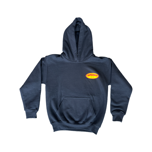 YOUTH CLASSIC OVAL HOODIE - BLACK