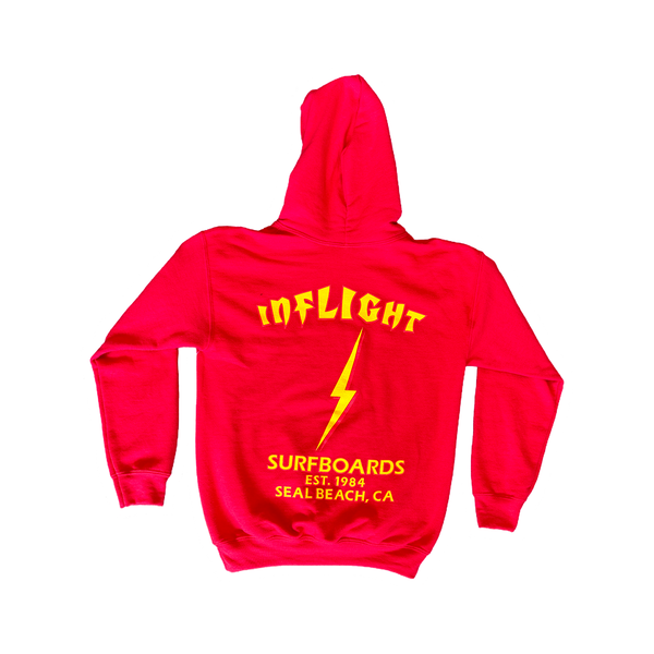 YOUTH BOLT HOODIE - RED