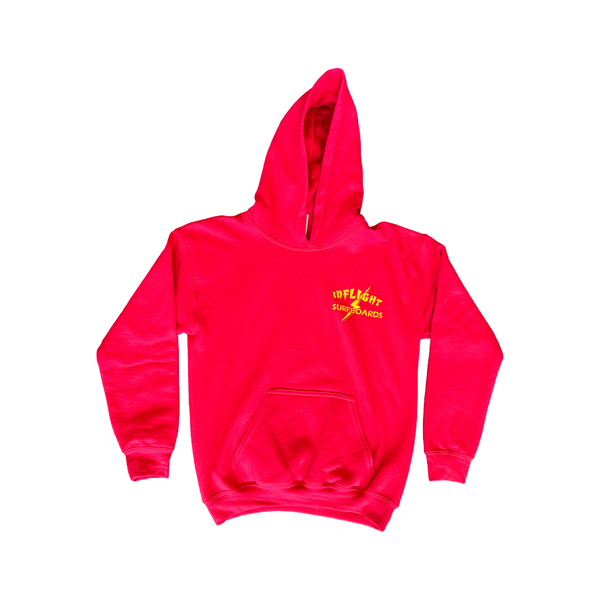 YOUTH BOLT HOODIE - RED