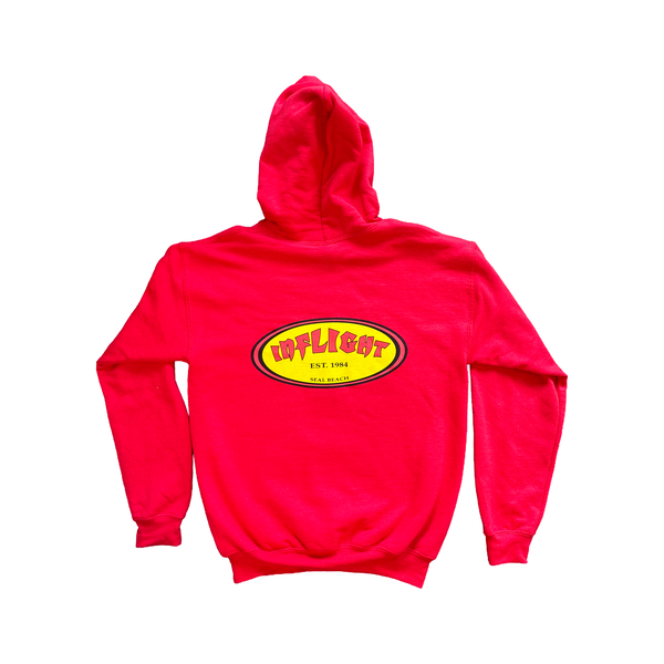 YOUTH CLASSIC OVAL HOODIE - RED