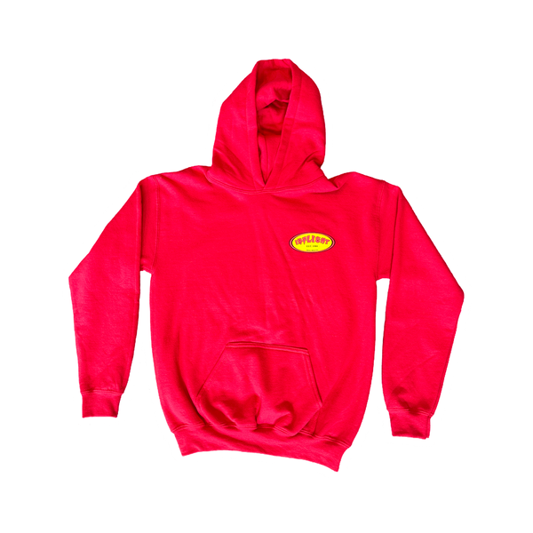 YOUTH CLASSIC OVAL HOODIE - RED