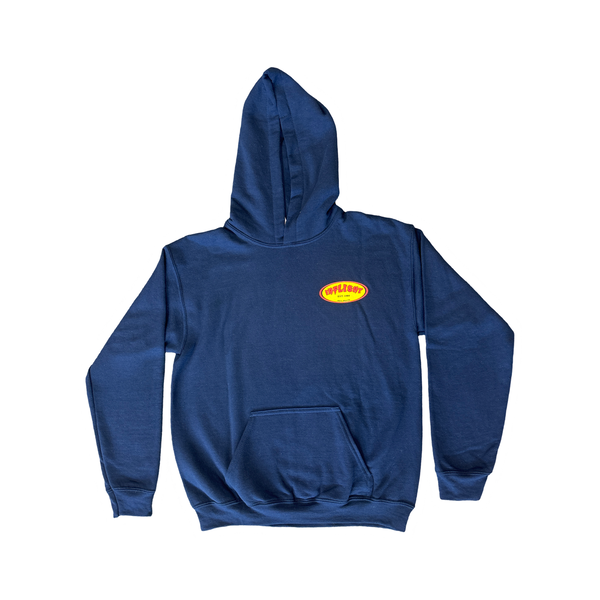 YOUTH CLASSIC OVAL HOODIE - NAVY