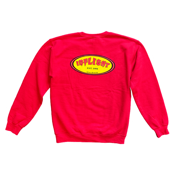 Classic Oval Crewneck Red
