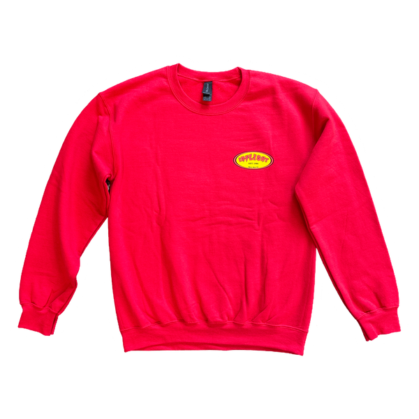 Classic Oval Crewneck Red