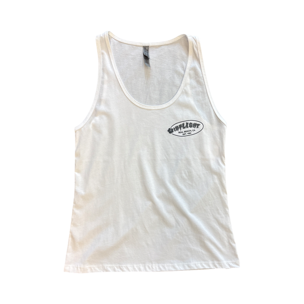 Women's Hibiscus Tank - White