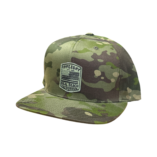 Flagged Snapback - Tropic Mulitcam