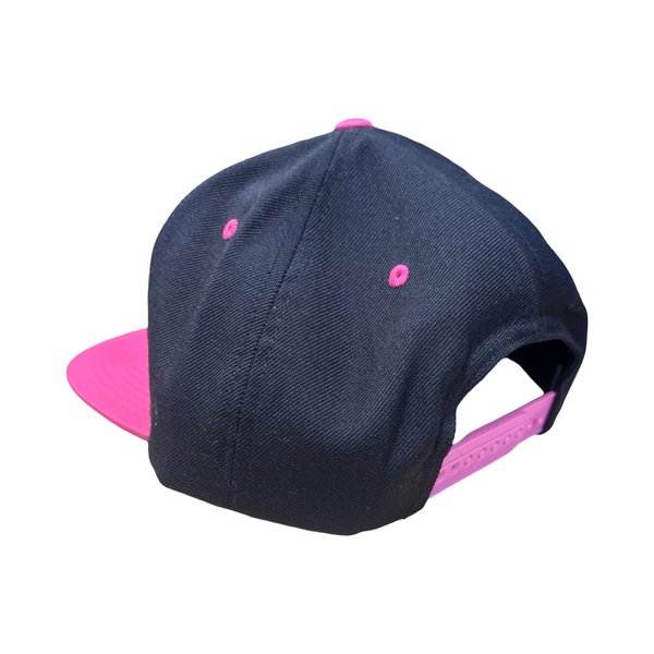 Script Snapback - Pink/Black