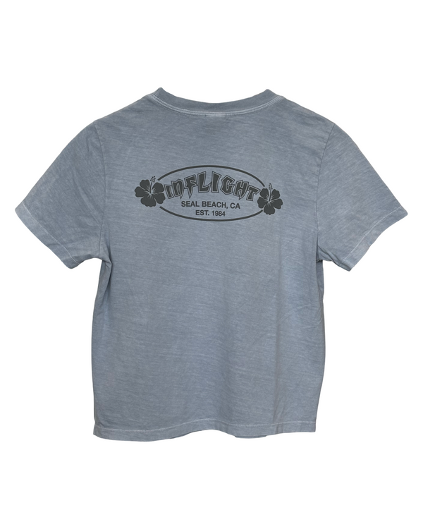 Women's Retro Tee - Washed Demin