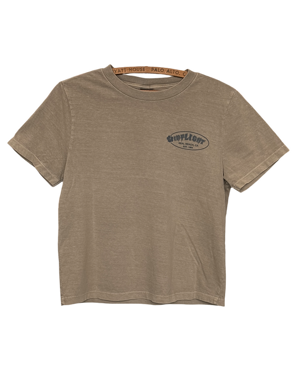 Women's Retro Tee - Khaki