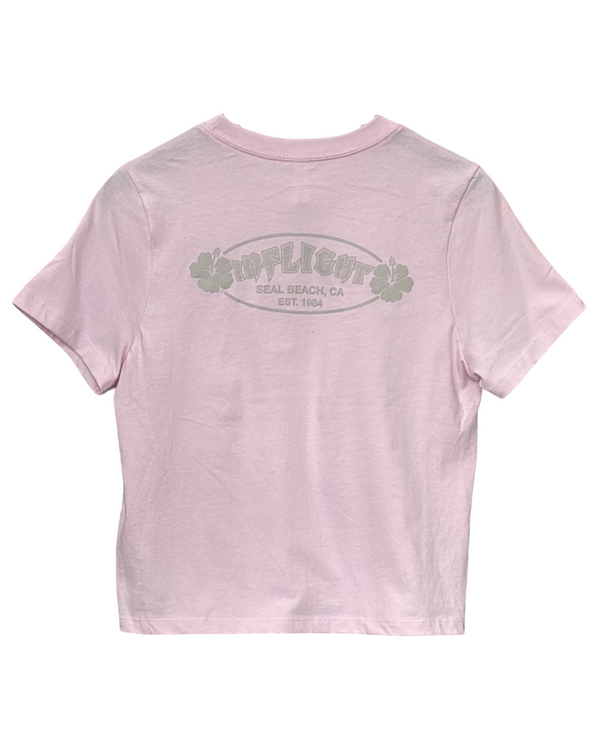 Women's Retro Tee - Soft Pink