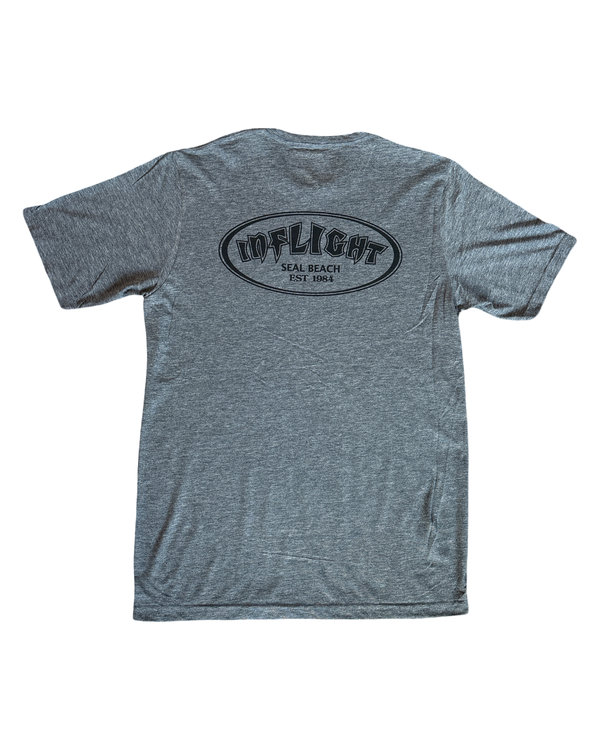 Pin Line Tee - Charcoal