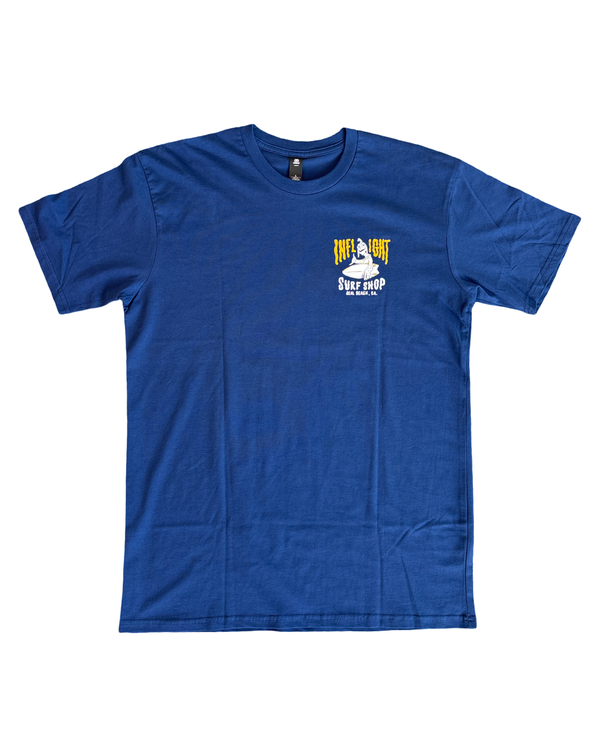 CHICKEN JOE TEE - COBALT