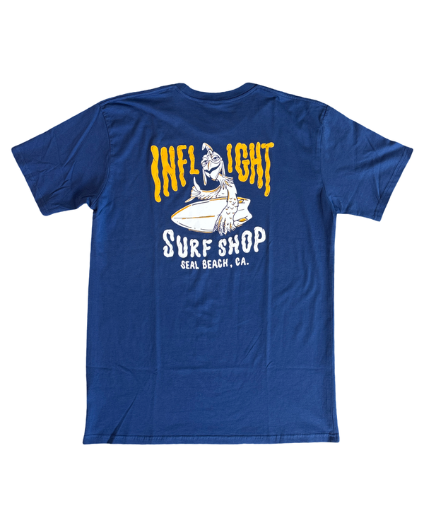 CHICKEN JOE TEE - COBALT