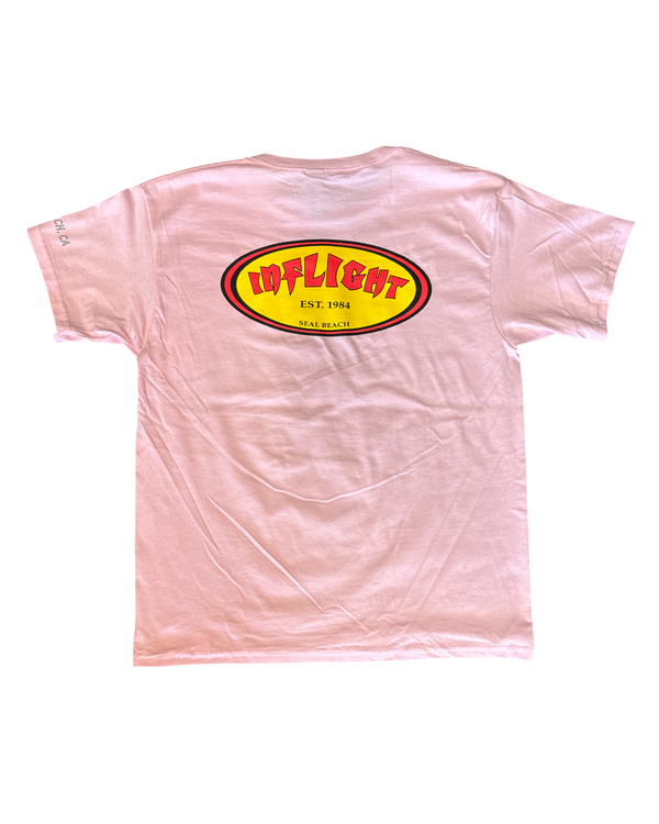 Youth Classic Oval Tee - Light Pink