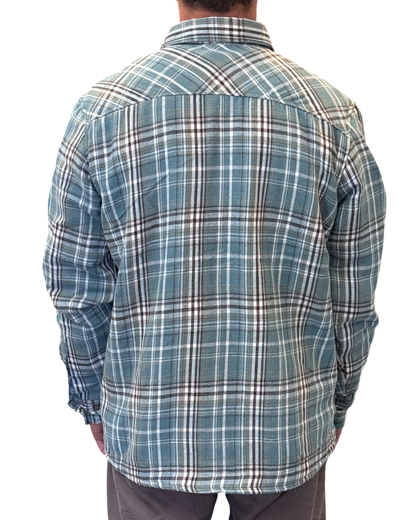 Sherpa Flannel - Plaid Teal