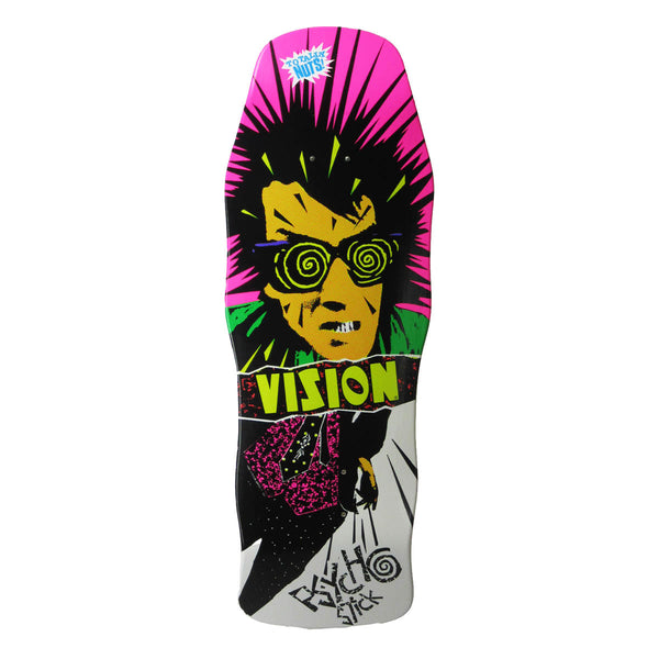 Vision Psycho Stick Modern concave Deck - 10"x29.75" - White