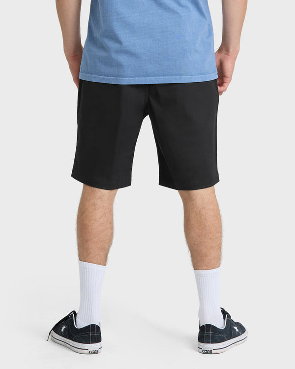 Union Stretch 20" Chino Hybrid Shorts - Black