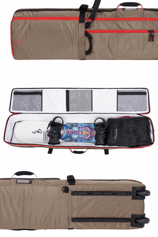 Pro Quadrant Wheeled Snow Bag - Coyote