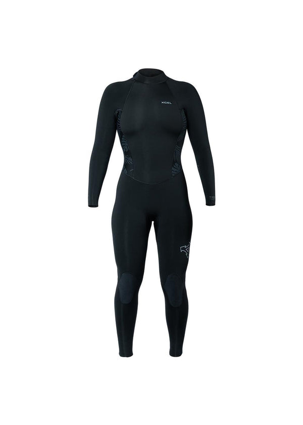Women's Axis Back Zip Full Wetsuit 4/3mm