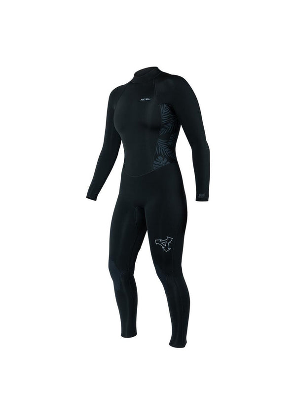 Women's Axis Back Zip Full Wetsuit 4/3mm 2025