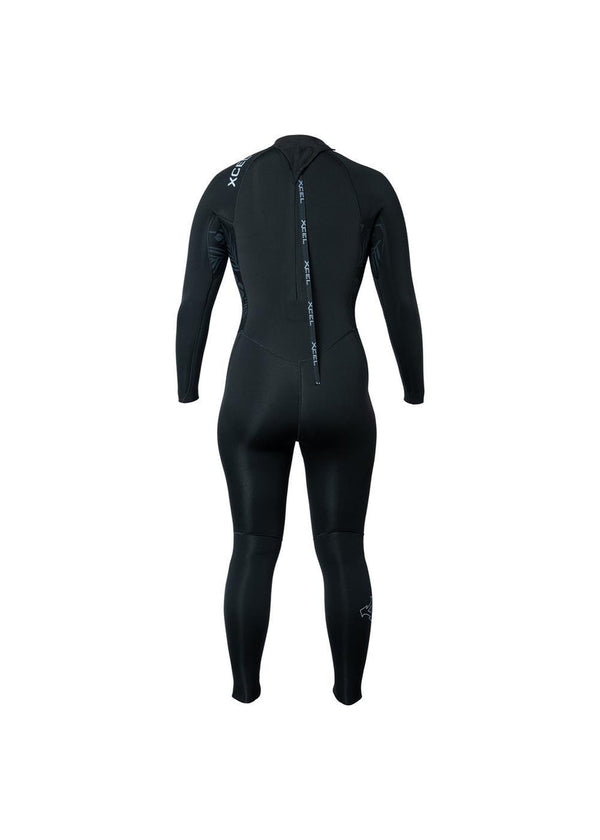 Women's Axis Back Zip Full Wetsuit 4/3mm