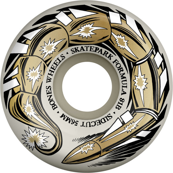 BONES WHEELS SPF Skateboard Wheels SCORPEEDO 56 P5 SIDECUT SKATEPARK FORMULA 81B 4K