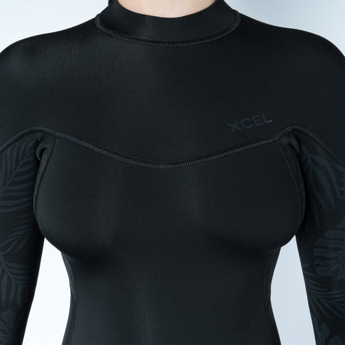 Women's Axis Long Sleeve Back Zip Boy Short Spring Wetsuit 2mm